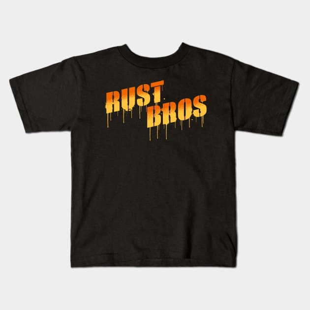 Rustbros gravity Kids T-Shirt by night sometime